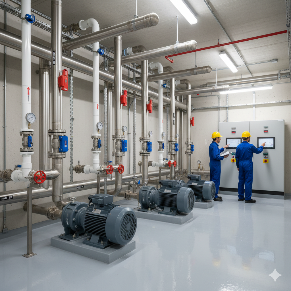 Industrial Plumbing Installation